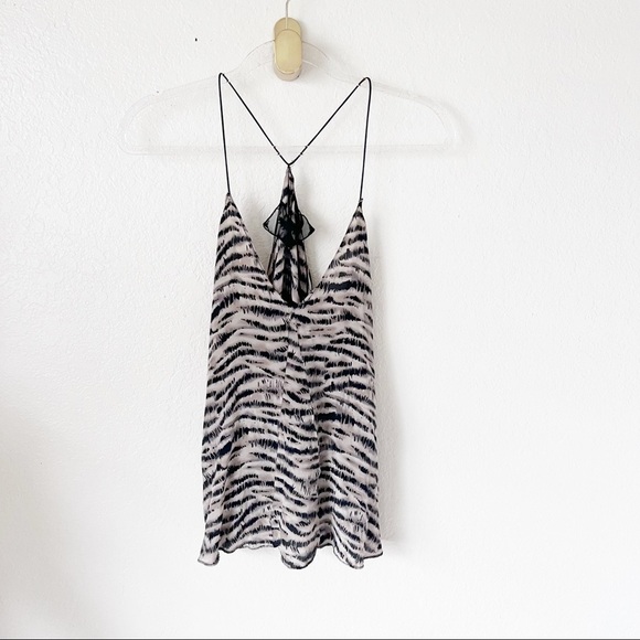 Reformation silk animal print cami size small - Picture 4 of 15